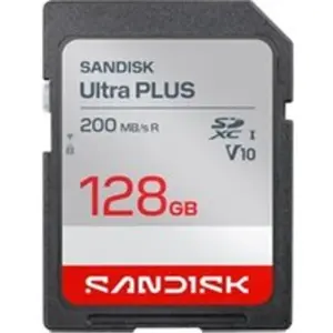 Carte mémoire SDXC  SanDisk Ultra PLUS 128 Go UHS-I