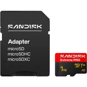 SanDisk 1TB Extreme PRO MicroSDXC  UHS-I Card - MicroSD Card - SDSQXCJ...