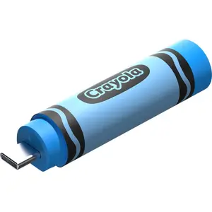 SanDisk Crayola USB-C Flash Drive - Cerulean Blue, 128GB - SDCZIC-128G... pas cher