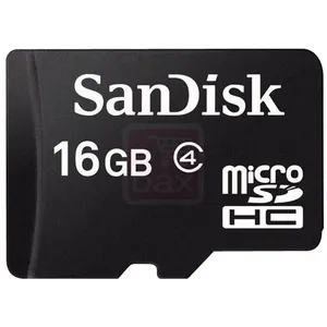 SanDisk - Carte mémoire flash - 16 Go - Class 4 - micro SDHC - noir pas cher