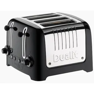 Comparateur de prix : Grille-pain DUALIT 46225 - 4 tranches - Noir ultra brillant