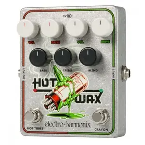 Electro Harmonix Hot Wax Dual Overdrive Effects Pedal for Guitar