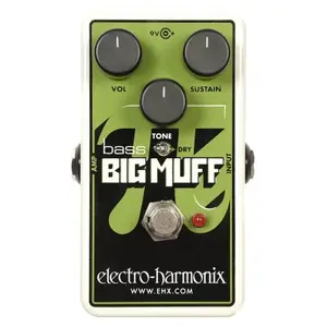 Comparateur de prix : Electro Harmonix Bass Big Muff Pi Pédale pour Basse électrique Argent