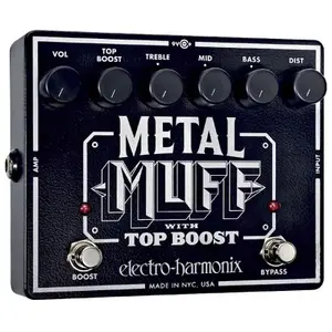 Comparateur de prix : Electro Harmonix Metal Muff Top Boost distortion pédale d'effet