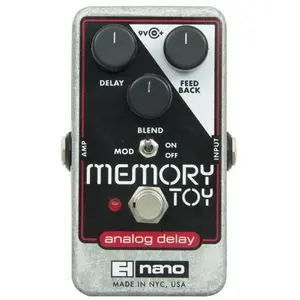Comparateur de prix : Electro Harmonix Memory Toy Pédale pour Guitare électrique Argent