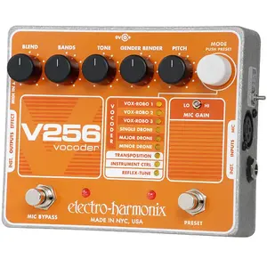 Electro Harmonix V256 pédale d'effet Vocoder avec Reflex Tune