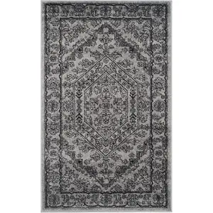 Safavieh Adirondack Collection Vintage 3' x 5' Argenté/Noir pas cher