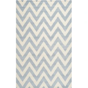 Safavieh Tapis Laine Bleu/Neutre 120 X 180 pas cher