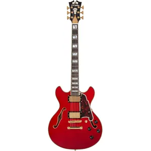 D'angelico Excel Mini Dc Trans Cherry Guitare Électrique + ÉtuiVendu parwoodbrass