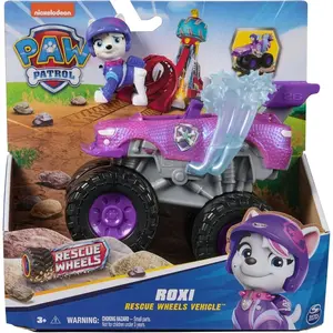 Paw Patrol Rescue Wheels Véhicule tout-terrain avec figurine Roxi 6cm pas cher