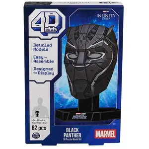 Kit de modélisation 3D - SPIN MASTER - BUILD-4D 4D BUILD - 82 pièces - Noir, gris et rouge
