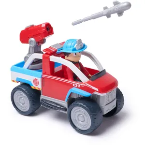 Comparateur de prix : La Pat' Patrouille - Vehicule + Figurine Fire Rescue Ryder Pour Enfant