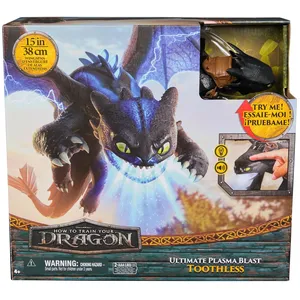 SPIN MASTERFIGURINE KROKMOU PLASMA BLAST 35 CM Dragons Movie pas cher