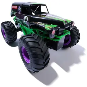 Spin Master Monster Jam Smash And Bash Grave Digger Voiture Télécomman... pas cher