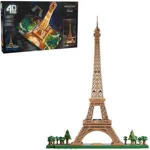 Puzzle 3D 252 pièces 4D Build Tour Eiffel