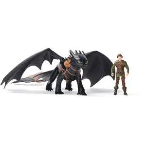 SPIN MASTER PACK DRAGON ET VIKING 25 CM KROKMOU Dragons Movie