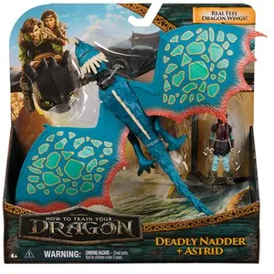 SPIN MASTER PACK DRAGON ET VIKING 25 CM TEMPETE Dragons Movie pas cher