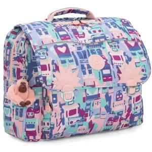 Cartable - KIPLING - Iniko - Robot Camo Pink - 40 CM - Mixte - 2 ans de garantie