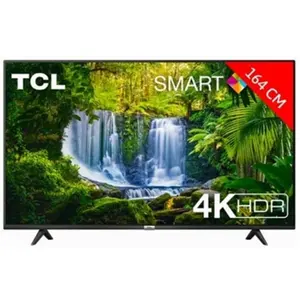 TCL 65P610 TV LED 65 pouces 4K HDR Smart TV 3.0 Wi-Fi T-Cast Dolby Digital Noir - Neuf pas cher