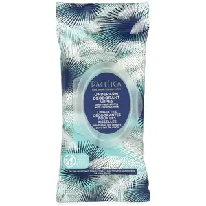 Pacifica, armpit deodorant tissue, contains coconut milk, 30 wet tissues pas cher