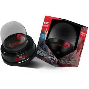 Jeu de plateau Dungeons & Dragons Rouleau à dés avec dé Orb of Possibi...