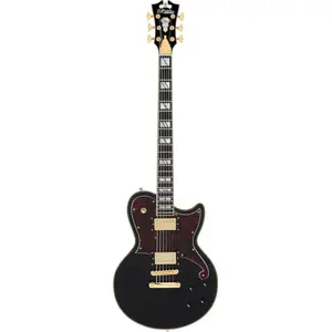 D'Angelico Deluxe Atlantic Baritone Solid Black