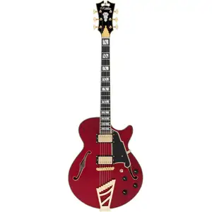 D'angelico Excel SS Trans CherryVendu parwoodbrass