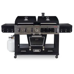 Comparateur de prix : Pit Boss - Barbecue Combo à Charbon et à Gaz Memphis Ultimate