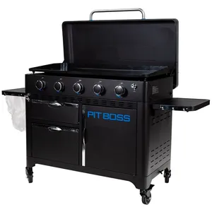 Comparateur de prix : Plancha Pit Boss Ultimate 5 brûleurs sur chariot