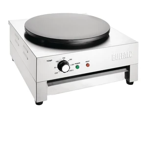 Comparateur de prix : Non communiqué Crêpière Professionnelle en Fonte Antiadhésive Ø 400 mm Buffalo