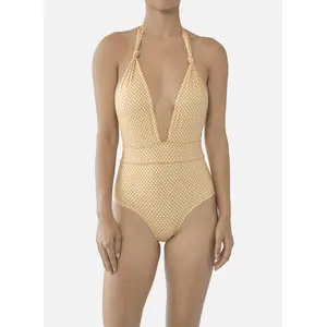 Huit Lingerie Sunkissed 1 piece jaune pas cher
