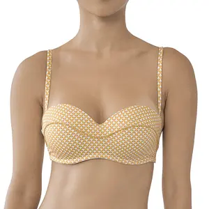 Huit Lingerie Sunkissed Bandeau jaune pas cher