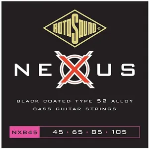 Comparateur de prix : Rotosound NXB45 - Jeu de cordes basse Nexus Coated Type 52 - 45-105