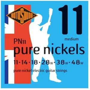 Rotosound PN11 Pure Nickels - Jeu de cordes guitare électrique - 11-48 pas cher
