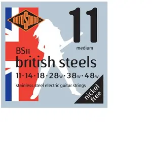 Rotosound BS11 British steels - Jeu de cordes guitare électrique - 11-48 pas cher