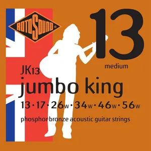 Rotosound JK13 Jumbo King Medium Cordes guitare folk 13-56 pas cher