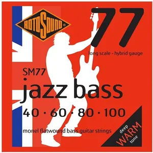Comparateur de prix : Rotosound SM77 Jazz bass - Jeu de cordes basse - 40-100