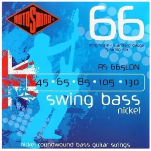 Comparateur de prix : Rotosound RS665LDN Swing Bass - Jeu de 5 cordes basse - 45-130