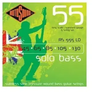 Comparateur de prix : Rotosound RS555LD Solo Bass - Jeu de 5 cordes basse - 45-130
