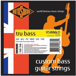 Comparateur de prix : Rotosound RS886LD Tru Bass - Jeu de 6 cordes basse - 50-135