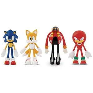 TCG Toys Bend-Ems Sonic The Hedgehog Lot de 4