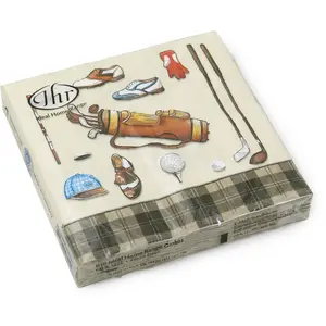 Sportiques Serviettes de table Classic GolfVendu parall4golf