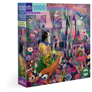 Puzzle 1000 pièces Eeboo Cat and The Castle