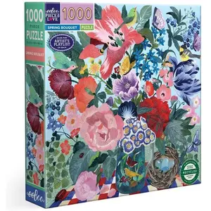 Eeboo Puzzle Spring bouquet 1000 pcs