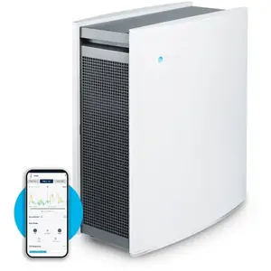 Purificateur connecté classic 405 Blueair Connecté et très silencieux, niveau sonore de 32 dB, adapté à une pièce de 96 M² pas cher