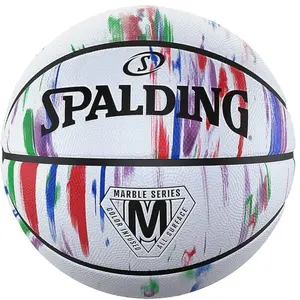Comparateur de prix : Ballon De Basketball Spalding Marble White T5