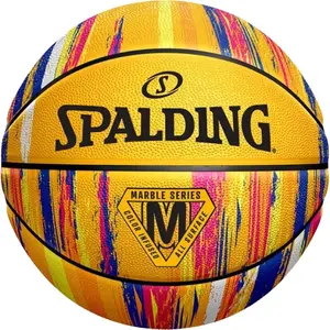 Ballon de basket-ball Spalding Marble Ball, unisexe, jaune 7 jauneVendu paramazon