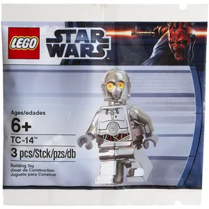 LEGO Star Wars 5000063 TC-14 Promo MiniFigure Silver Chrome Exclusive Limited pas cher