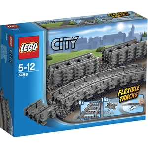 LEGO City 7499 - Rails souples et droits pas cher
