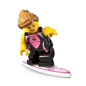 LEgO Series 4 collectible Minifigure Punk Rocker